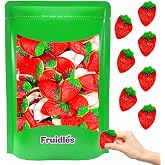 Fruidles Strawberry Gummy Candy, Delicious Assorted Colors &amp; Fruit Flavors Gummies (Half-Pound)
