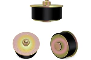 Siptenk 2" Freeze Rubber Expansion Plug 3 pcs, Automotive Rubber Expandable Freeze Plugs for Engine