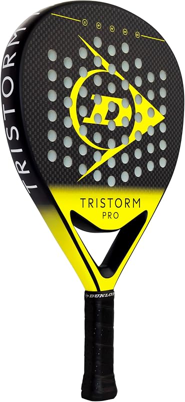 Dunlop Pala DE PÁDEL TRISTORM Pro – Forma de Diamante, núcleo Pro EVA, tecnología Power Frame para una progresión óptima