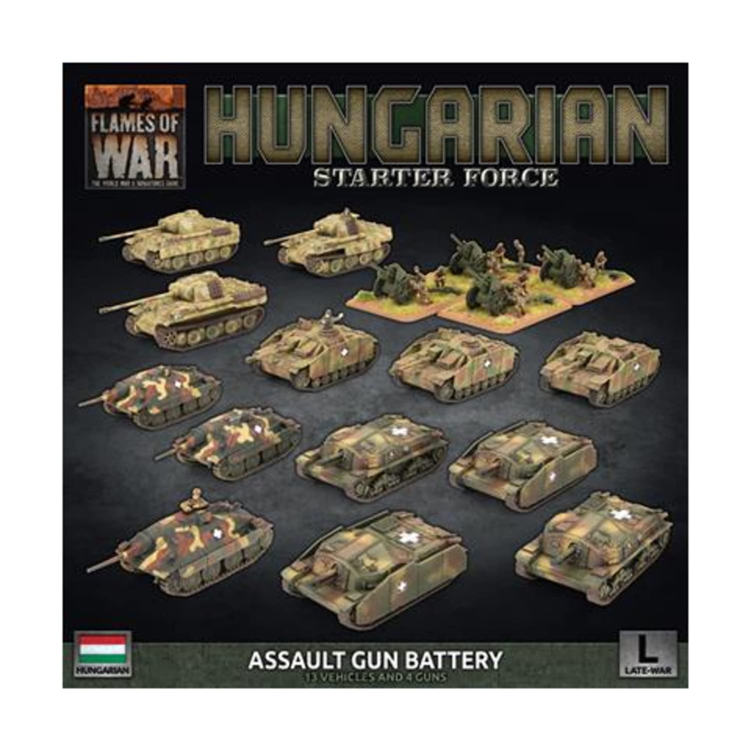 Flames of War - Hungarian Starter Force: Zrinyi Assault Gun Battery (Plastic) - EN