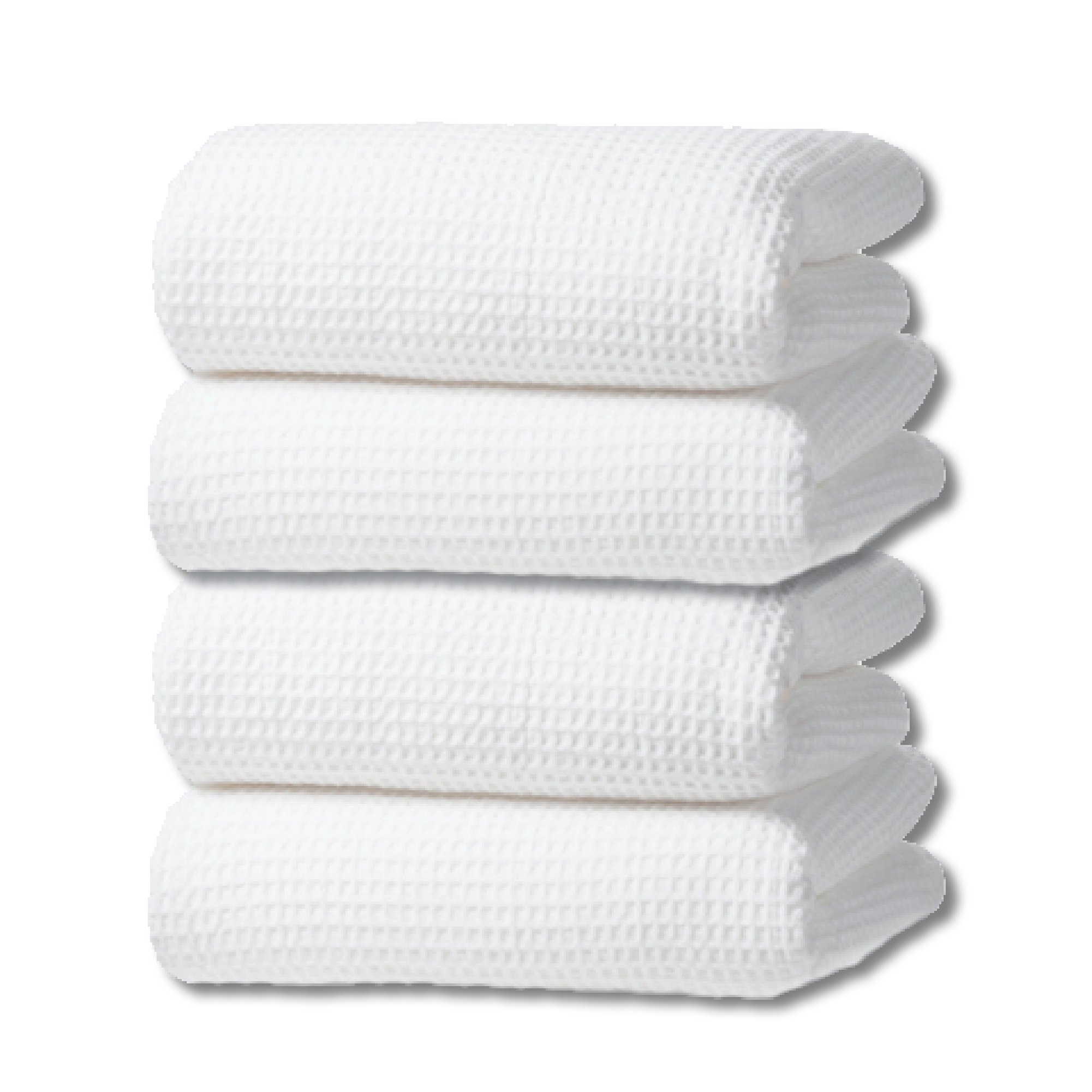 Gilden Tree 100 Natural Cotton Classic Waffle Weave Bath Towel Set of 4 783006401117 eBay