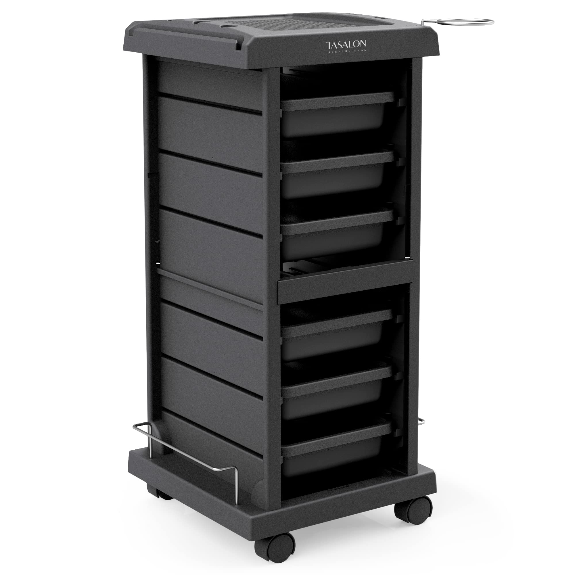 Photo 1 of TASALON Salon Trolley - Space Saving Rolling Cart for Extra Storage - 6-Tray Multipurpose Salon Cart - Tattoo Tray