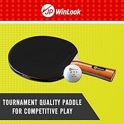 JP WinLook Ping Pong Paddles Set of 2 - Portable
