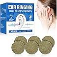 Tinnitus Relief for Ringing Ears, 60 PCS Tinnitus Trêatment Patches, Effectively Reduce Ear Ringing & Ear Noise, Tinnitus Patches with Natural Ingredients, Improves Ear Discomfort