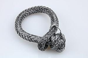 BLUESHARK-Dyneema Soft Shackles - Soft Connector - from 5 mm to 8 mm (5-Pack) (6mm)