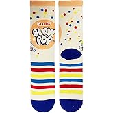 ooohyeah Women's Novelty Tootsie Roll, Blow Pop, Dots Candy Crew Socks, Crazy Funny Cotton Dress Socks Gift, Size 5-10