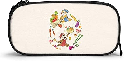 Amazon チップとデール ペンケース ミニポーチ 筆箱 ペン入れ 小物ポケット 筆入れ 文房具 文具バッグ 多機能 小学生 中学生 高校生 大学生 社会人用 おしゃれ 贈り物 人気 アニメ キャラクター ペンケース 文房具 オフィス用品