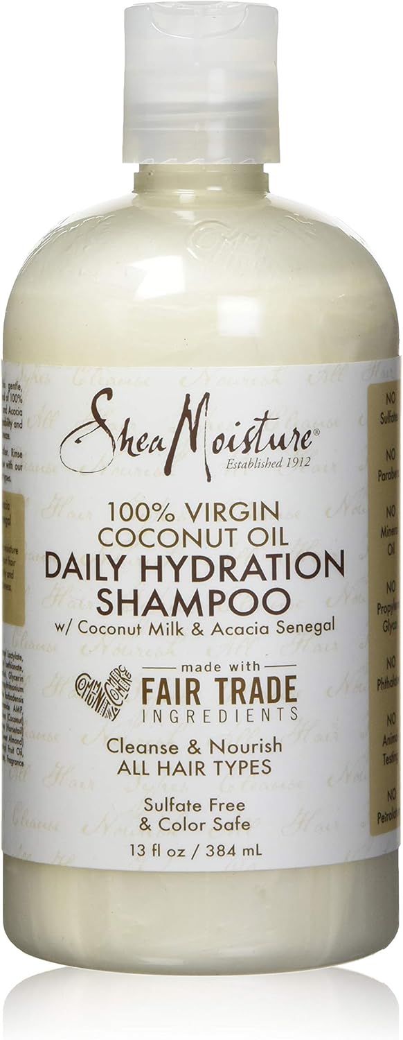 Shea Moisture Virgin Coconut Oil Daily Hydration Shampoo, 384ml Amazon.ca Beauty