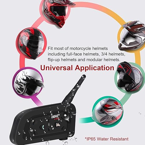 Helmet Headset Intercom For Bike Helmets EJEAS V6 Pro Motorcycle