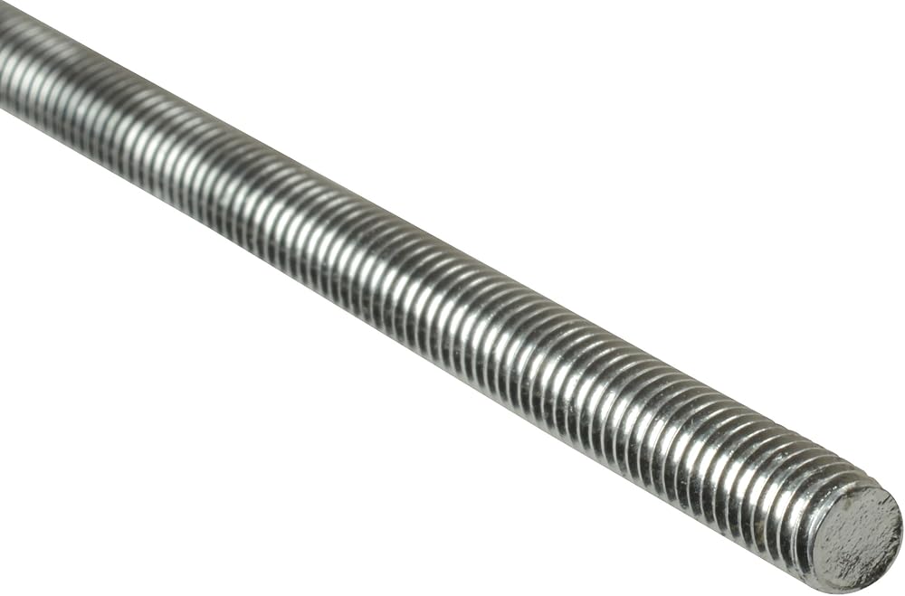 Forgefix M10 x 1m Threaded Rod Stainless Steel A2 DIN 975 Fasteners