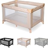 My Babiie Travel Cot Blush Pink Lightweight Foldable 0+ 15kg
