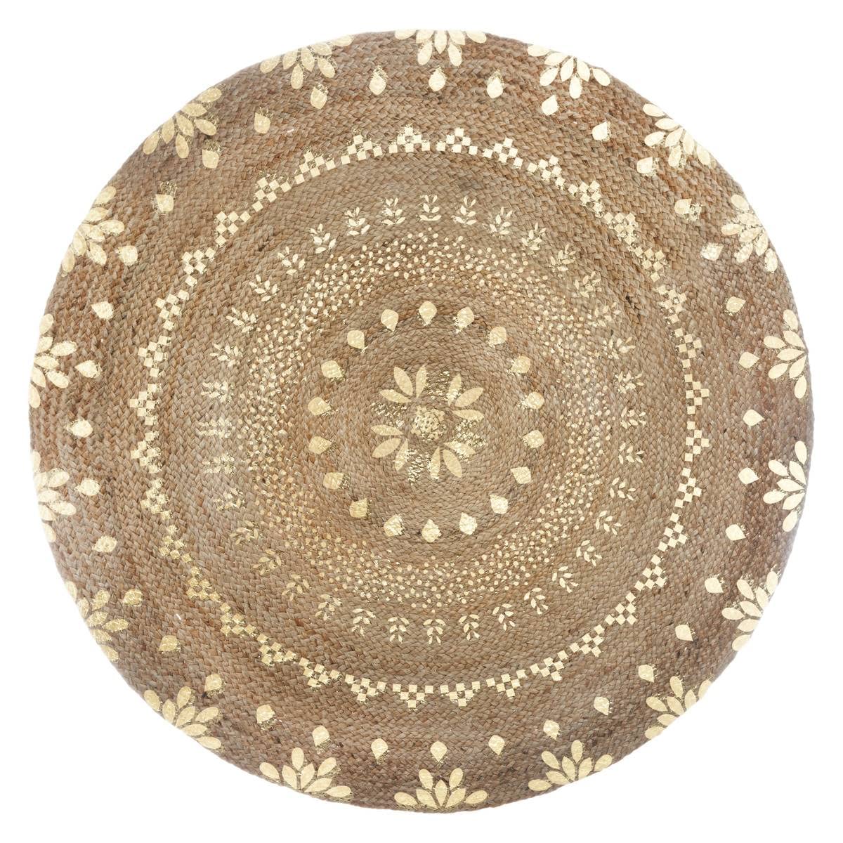 Atmosphera Shine Jute Rug D115 cm