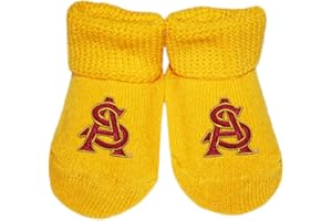 CREATIVE KNITWEAR Arizona State University ASU Newborn Baby Bootie Sock