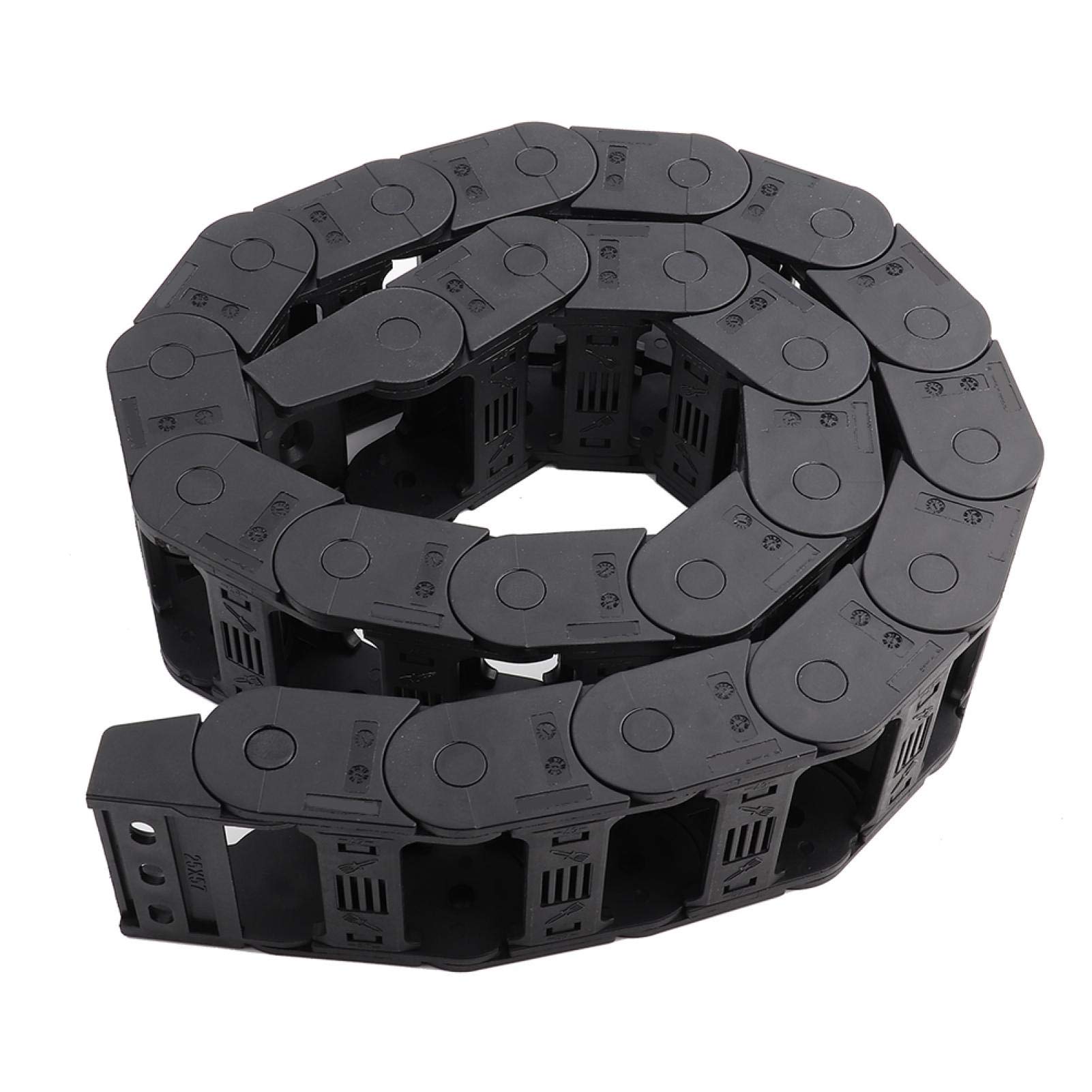 100cm Carrier Drag Chain Energy Cable Wire Chain Carrier Drag Chain Both Side Open Engraving Machine Accessory 25 x 57mm for Car