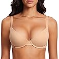 DOBREVA Women's Push Up T-Shirt Bra Underwire Padded Bras Plunge Full Coverage