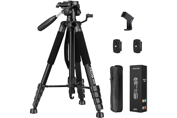 Tripod Camera Tripods, 74" Tripod for Camera Cell Phone Video Photography, Heavy Duty Tall Camera Stand Tripod, Professional