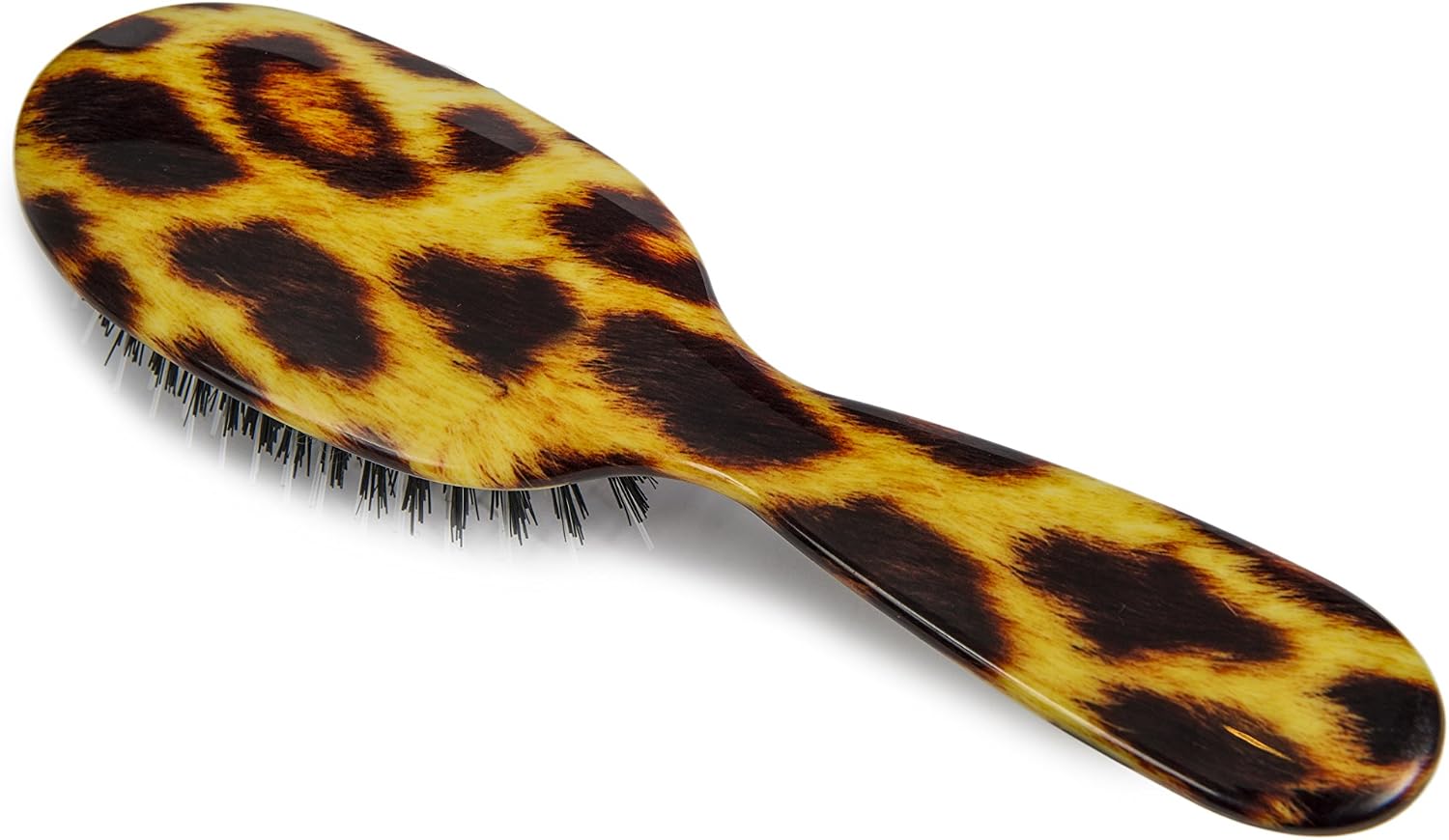 Rock & Ruddle Natural Mixed Boar Bristle Hair Brush for Women and Kids (Small/Travel Size, 17.5cm)