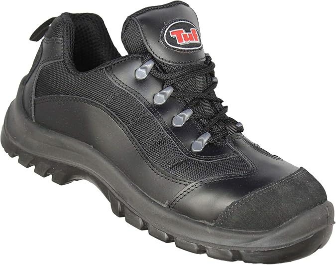 TuF 143004 S1P SRC Safety Shoes Work Shoes Flat Black, Size47 EU Amazon.co.uk Shoes & Bags
