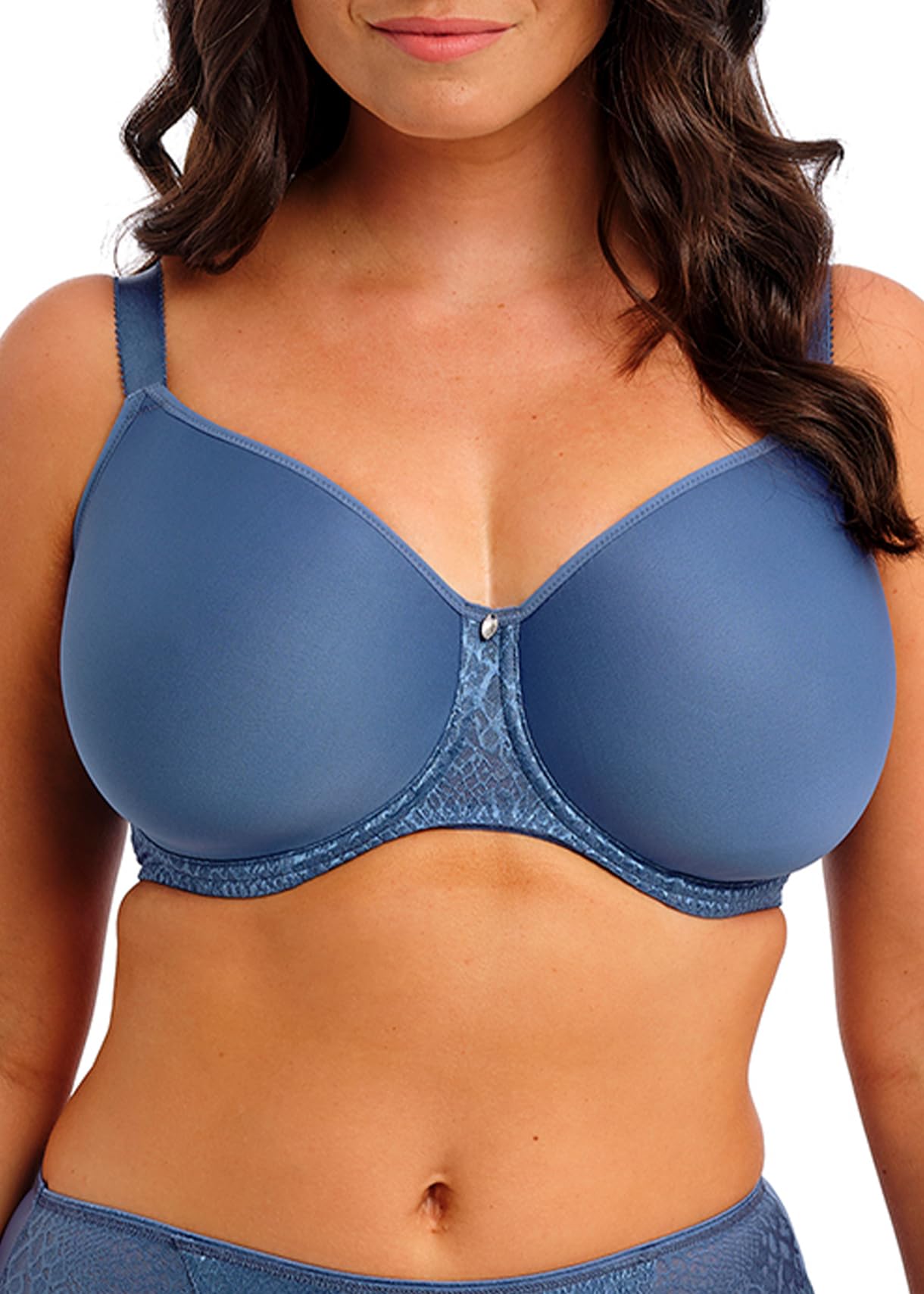 Fantasie Women’s Envisage Underwire Spacer Molded T-Shirt Bra, Evening Blue, 34GG