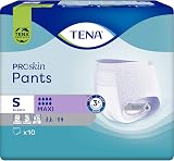 TENA Pants Maxi Small Pack of 10 Brand ABS 2550 ml 65-85 cm