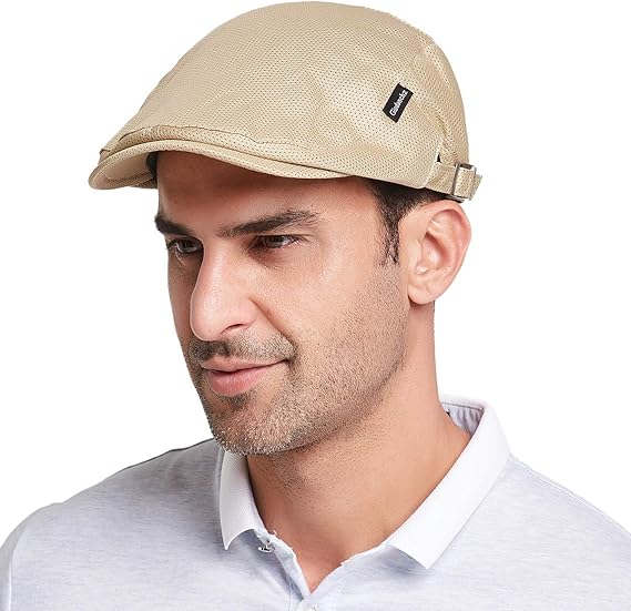 Basco Uomo In Cotone - Berretto Piatto Scozzese, Taglie M/L/XL, Vari Colori - Foto 9