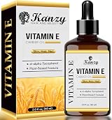 Kanzy Vitamin E Oil for Face Skin Hair 60ml Plant Based d-Alpha-tocopherol