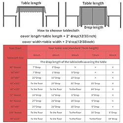 FYLEDAEE Red Sequin Tablecloth Rectangular 50X80