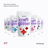 Hemway Silver Holographic Stars & Moons Glitter 100g Craft Resin Cosmetics view 7