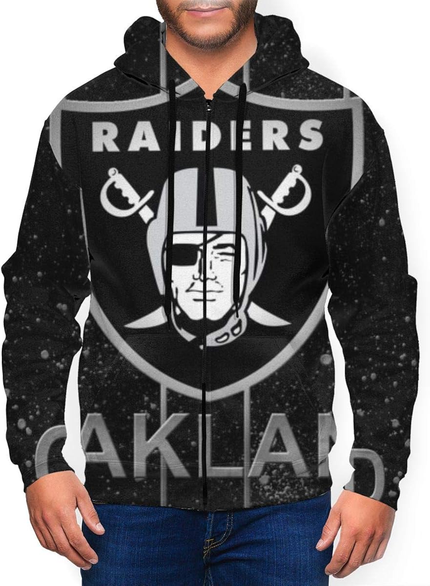 raiders zip up jacket
