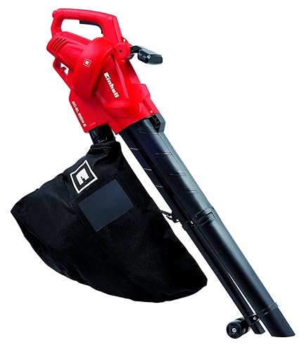 Einhell Elektro Laubsauger Laubbläser GC-EL 2500 E (2500 W, bis 240 km/h, 40 L Fangsack, Drehzahlregulierung, Tragegurt)