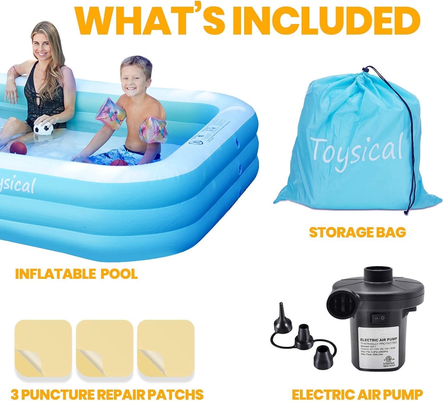 pool pump for inflatable pool