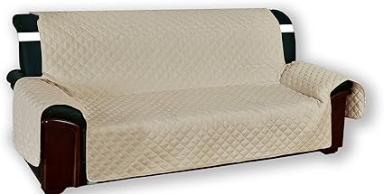 funda para sofa vivy para sofas de 4 plazas funda acolchada de color beige liso230 cm