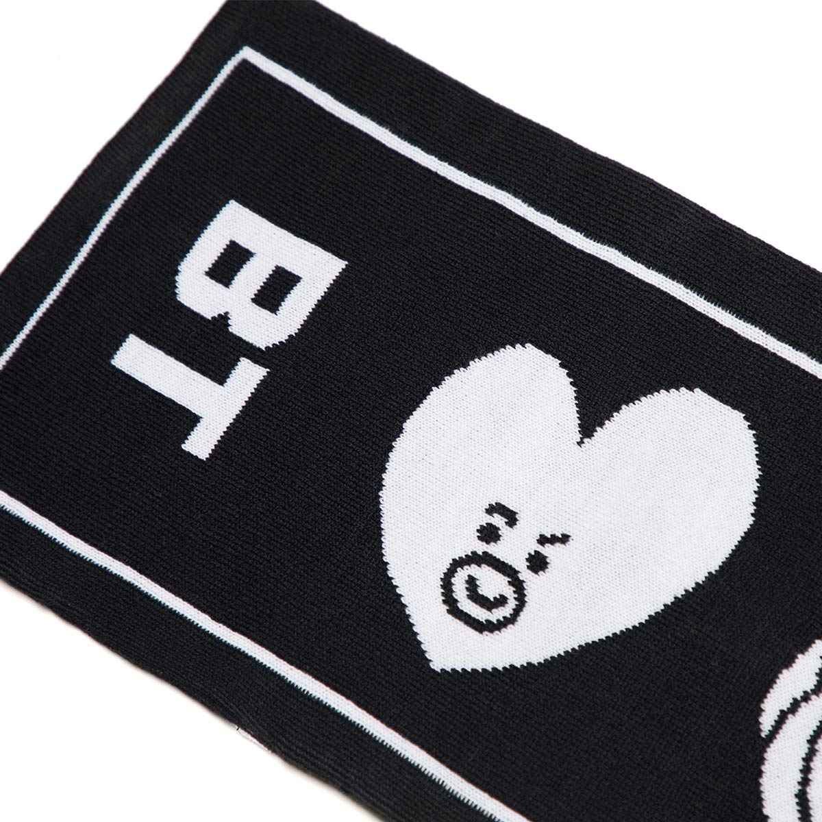 BT21 Official Merchandise by Line Friends - Slogan Fashion Scarf for Women and Men BT21 Official Merchandise by Line Friends - Slogan Fashion Scarf for Women and Men