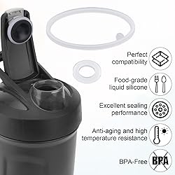 6pcs Lid Gasket Replacement for Blender Bottle