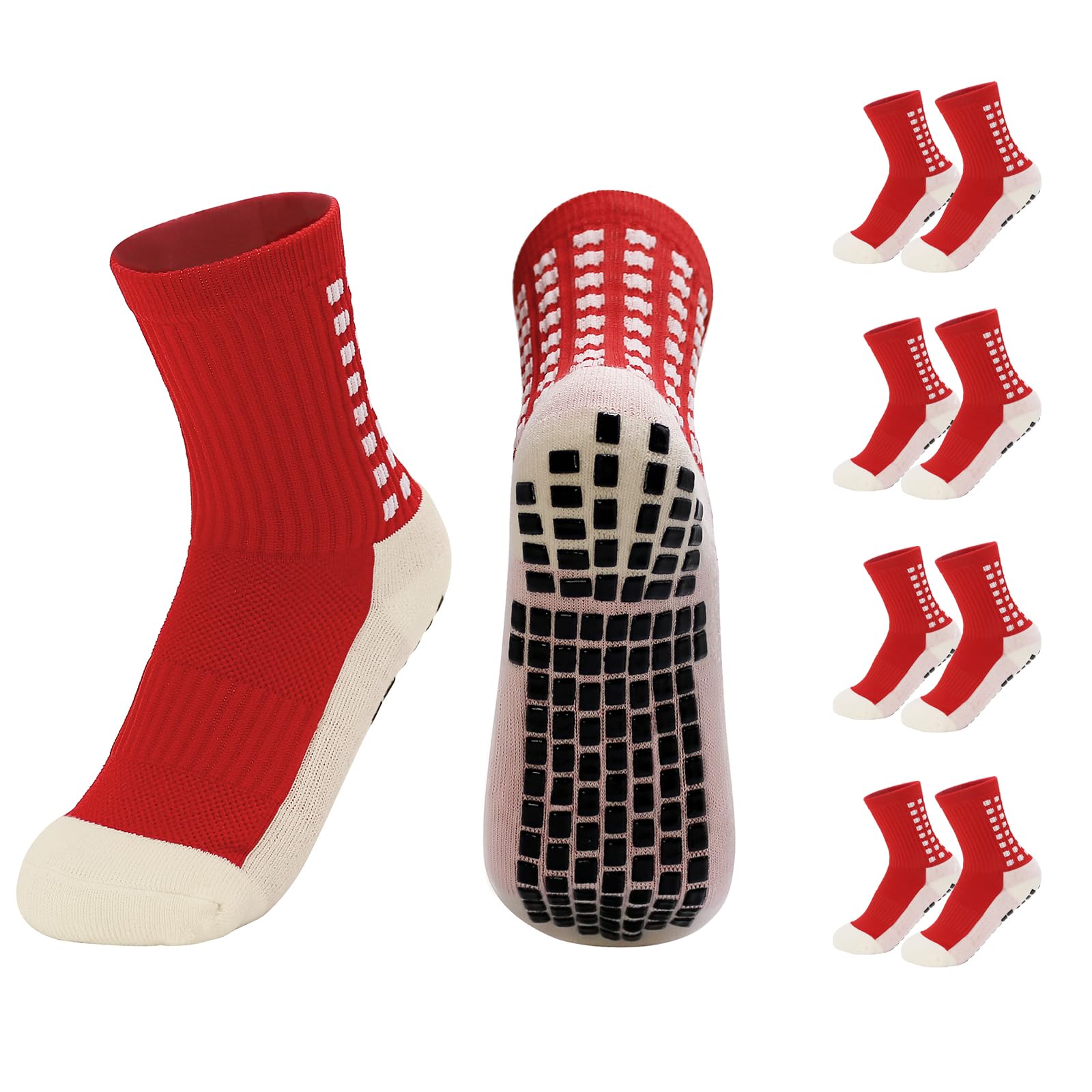 Yufree Youth Grip Soccer Socks - Boys and Girls