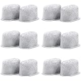 Possiave 12-Pack Cuisinart Compatible Charcoal Water Filter Replacement - for all Cuisinart Coffee Machines