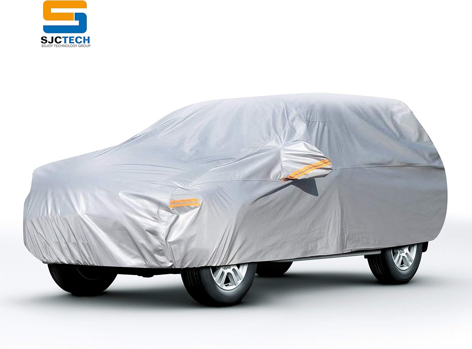 SJC Fit Up to Car/SUV Full Car Cover Universal Aluminum
