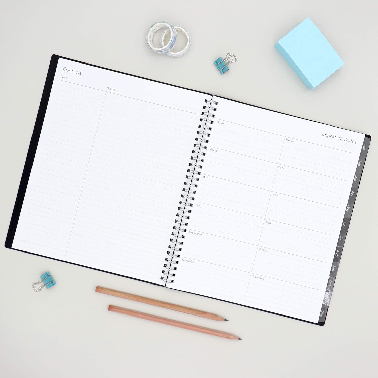 Blue Sky 2021 Monthly Planner, Flexible Cover, Twin-Wire Binding, 8" x 10", Enterprise (124099) : Office Products