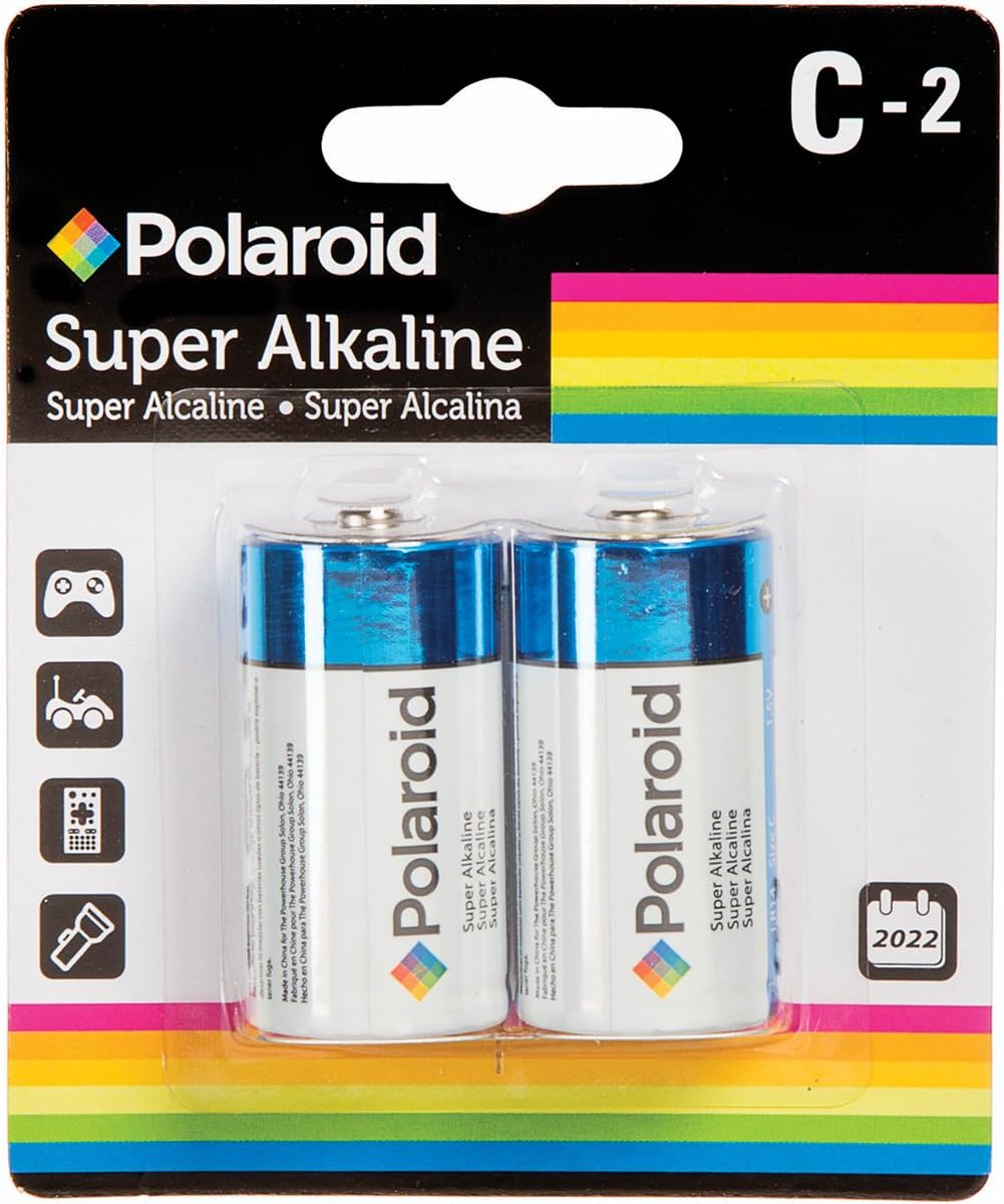 Polaroid 27083 C Cell Super Alkaline 