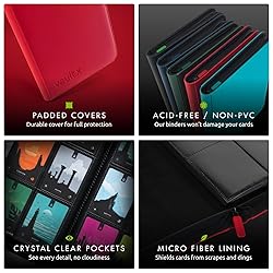 Vault X 12 Pocket Trading Card Zip Binder - 480
