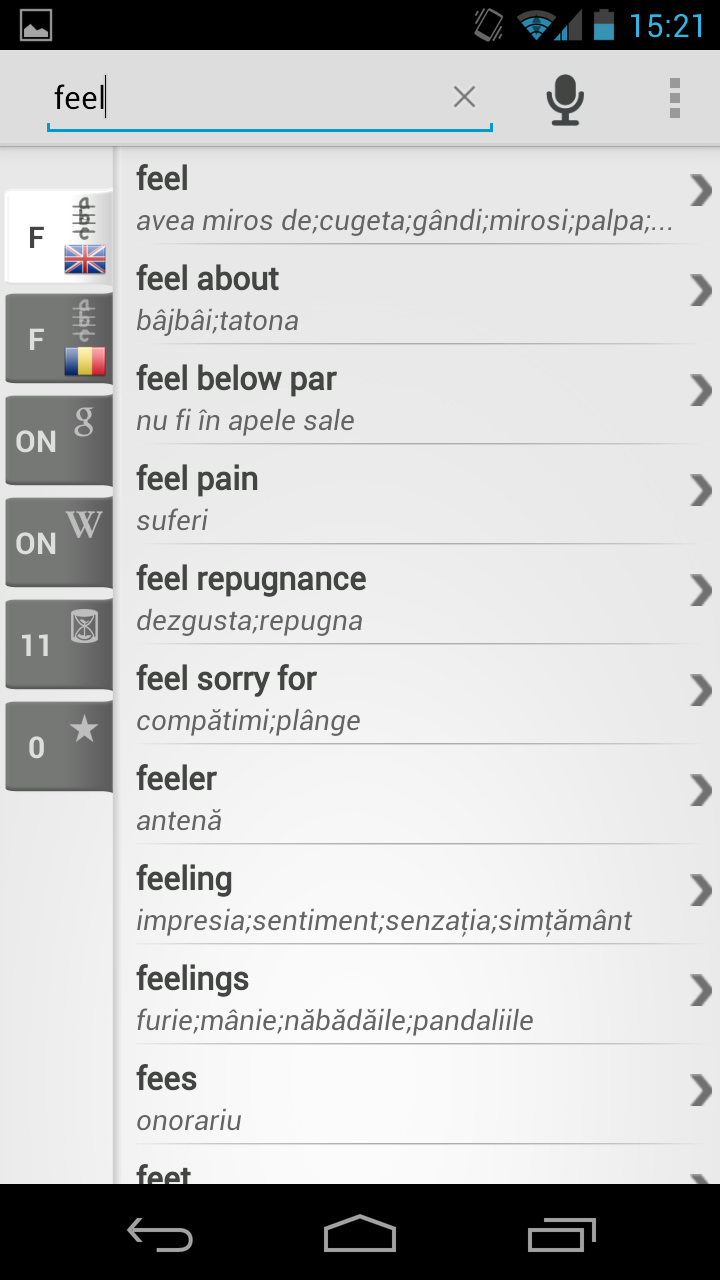 Romanian English Dictionary & Translator