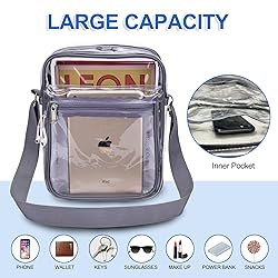 USPECLARE Clear Purse Stadium Clear Messenger Bag