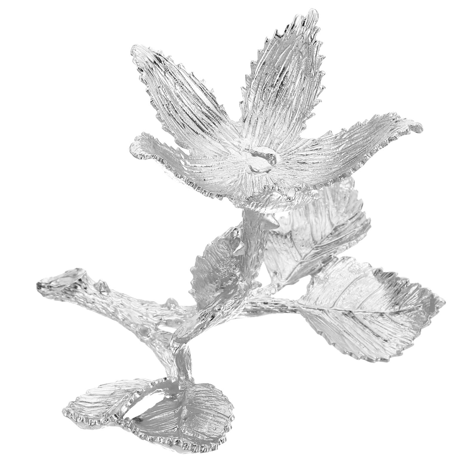 PATIKIL Crystal Ball Stand, Sphere Display Stand Photography Props for 80 to 110mm Crystal Balls Ornament Rack Holder Metal Base Rose Shape, Silver