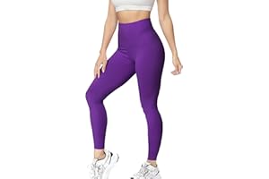 VALANDY High Waisted Leggings for Women Stretch Tummy Control Workout Running Yoga Pants Reg&Plus Size