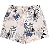 Hurley Men's 4-Way Stretch Compression Lined 6" Inseam Boardshort, 17" Outseam, Elastic Waistband