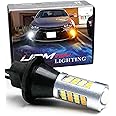 iJDMTOY High Power 42-SMD LED Front Turn Signal Light w/White Add-On Feature Compatible With 2015-2017 Toyota Camry LE SE or Special Edition