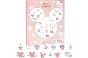 MANAROR Advent Calendar 2025 for Girls with 25 Unique Gifts Jewelry, Charm Bracelet, Necklace, Earrings, Hair Accessories, Christmas Countdown Calendars for Daughter, Niece, Granddaughter
