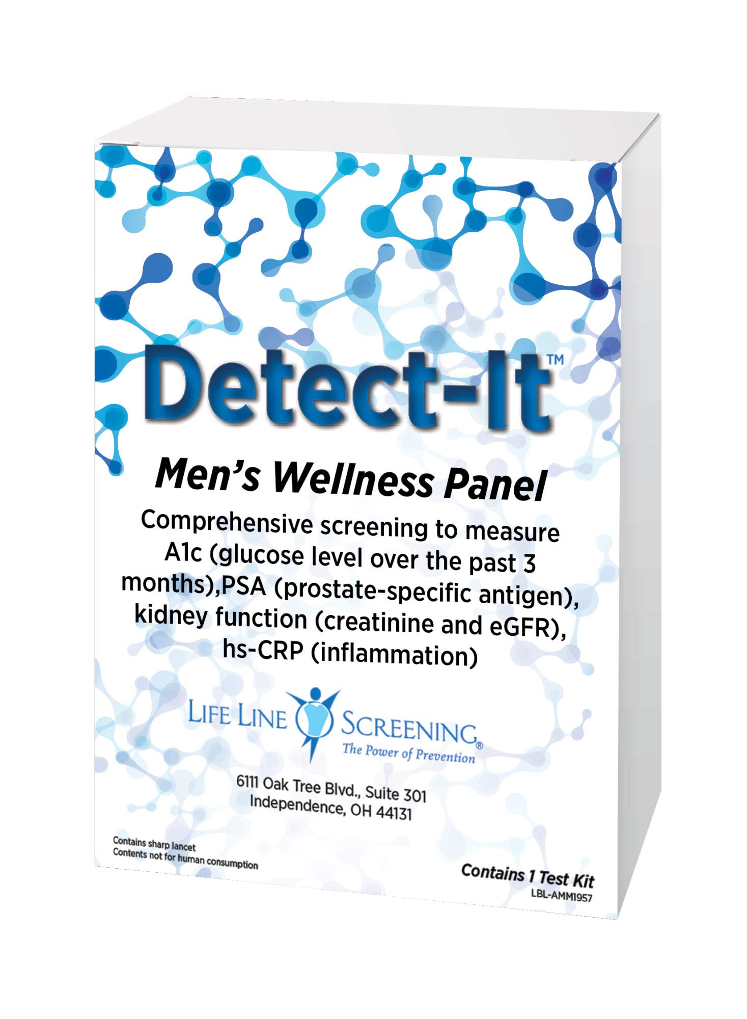 Buy Life Line Screening Mens , SelfAdministered Home Medical Test Kit