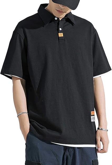 Amazon Ningmengfeng 半袖ポロシャツ メンズ 襟付き 純綿 綿の麻の質感 吸湿速乾 運動する ビジネス カジュアル 大きいサイズ Tシャツ ポロシャツ 通販