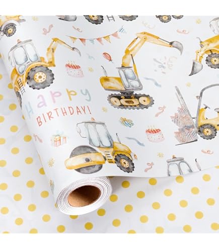 WRAPAHOLIC Wrapping Paper Roll - Mini Roll - 17 Inchx16.5 Feet - Foil - View #7